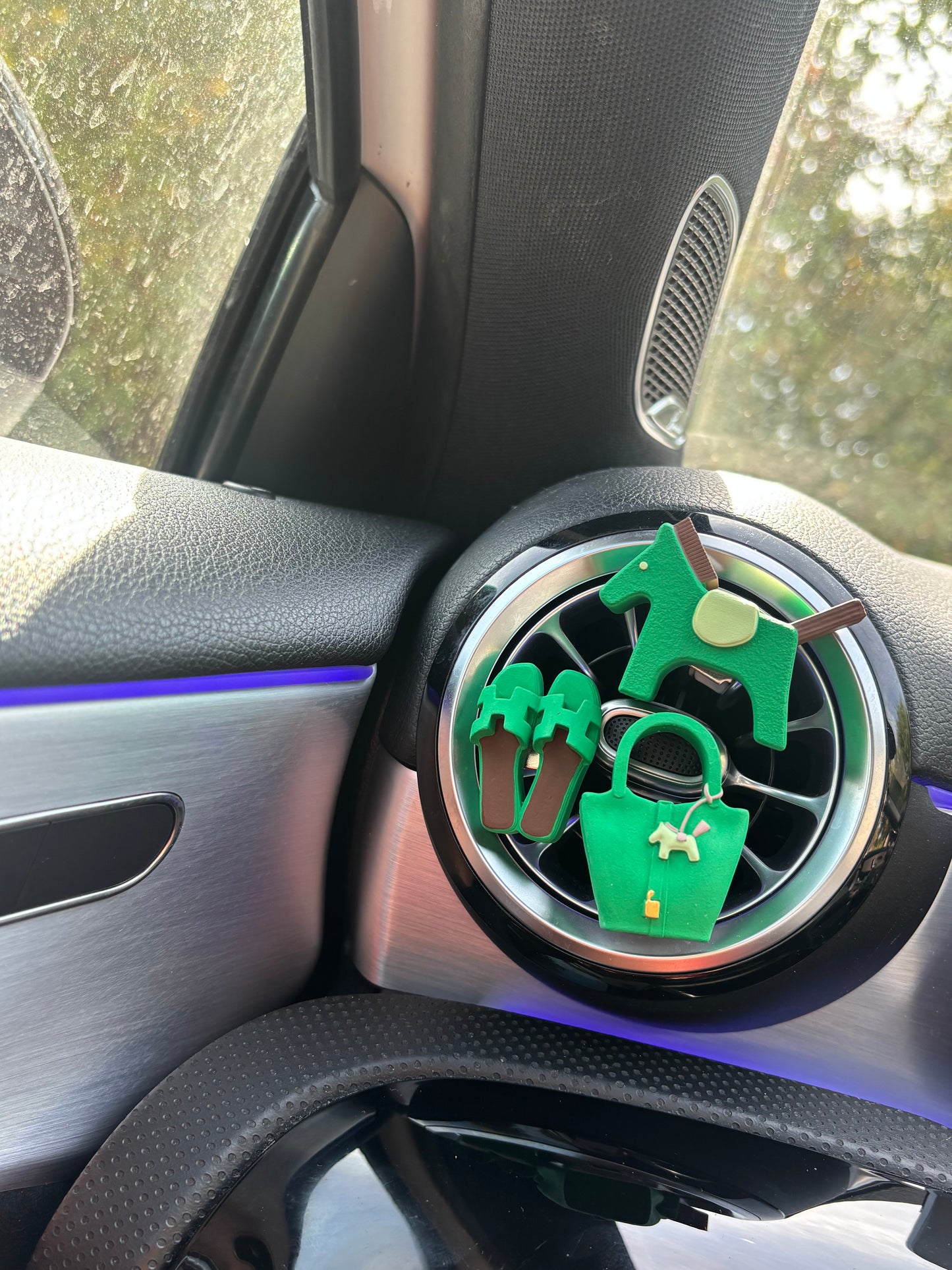 Car Diffuser Sandal - Green
