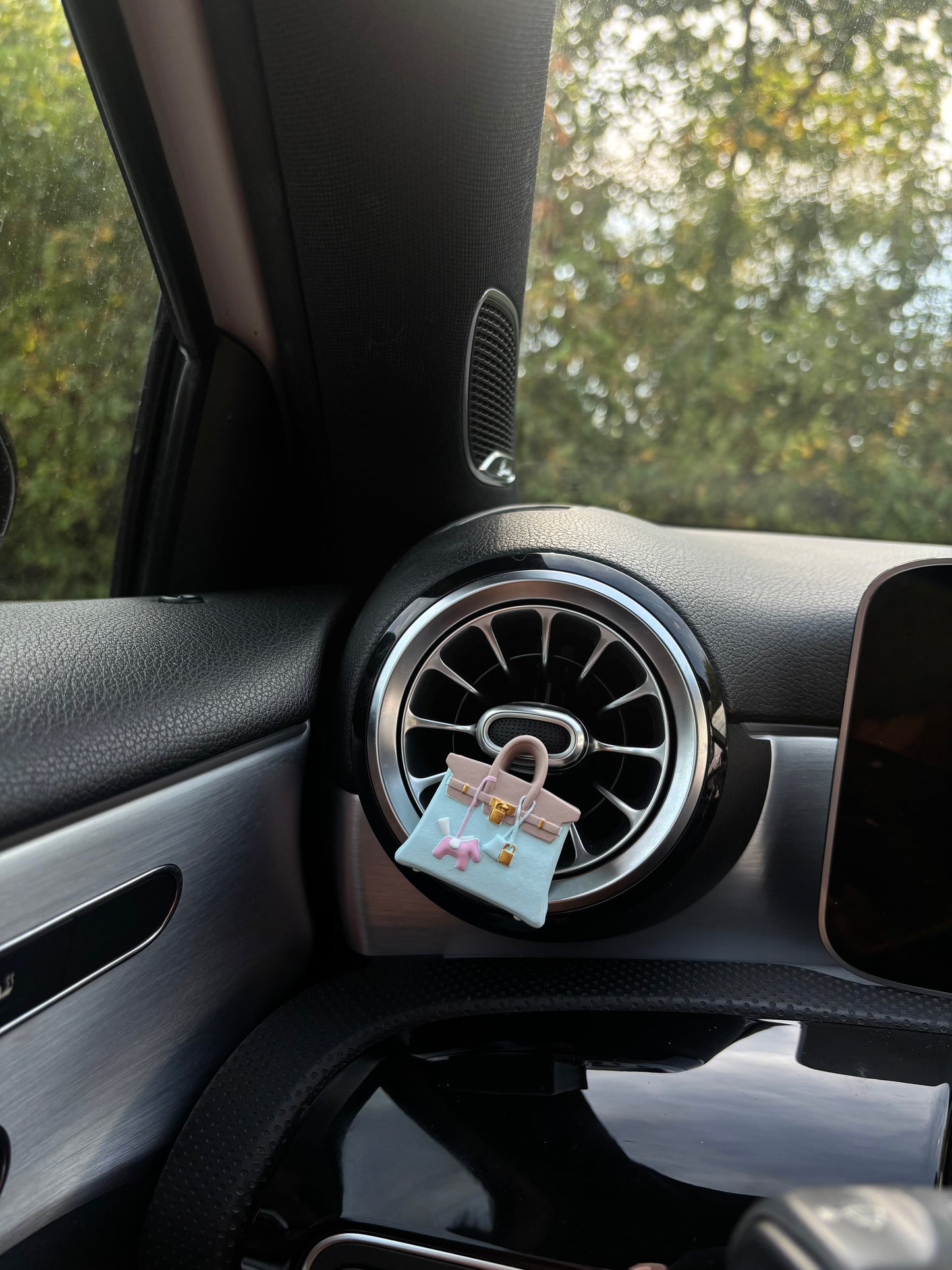 Car Diffuser Bag - Blue Brown