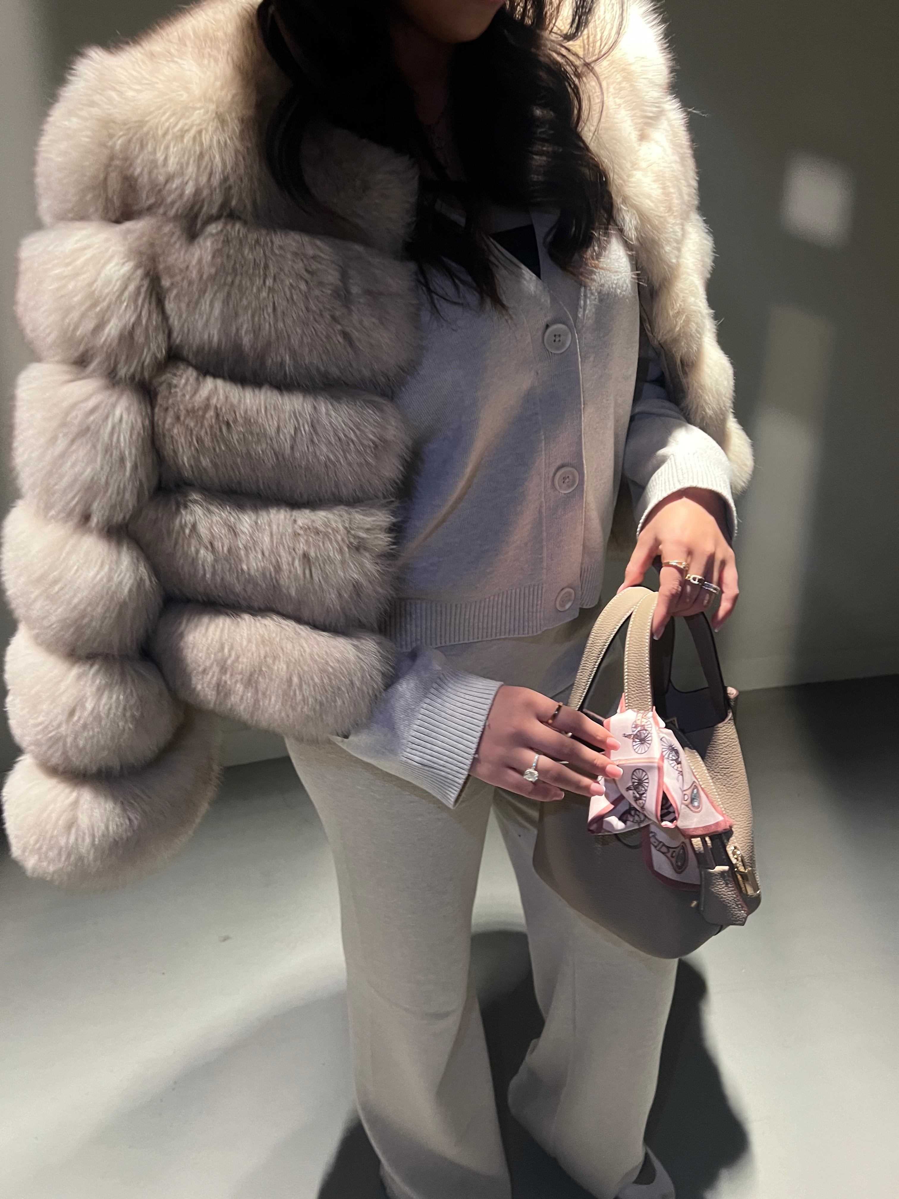Rose Fur Coat
