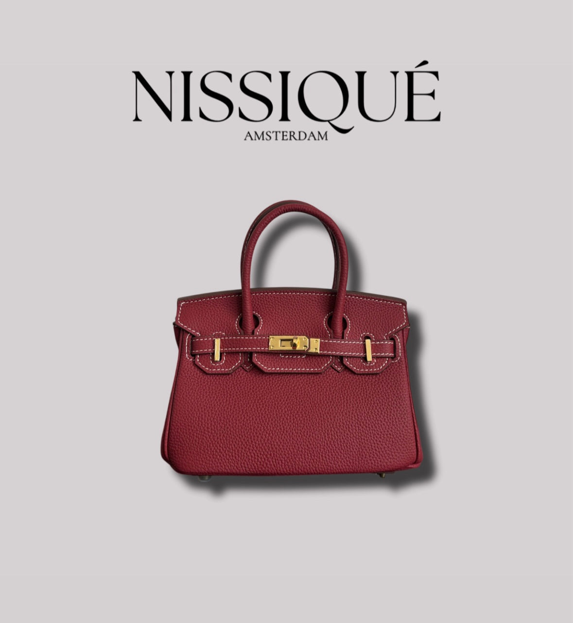 Belle - Burgundy Red