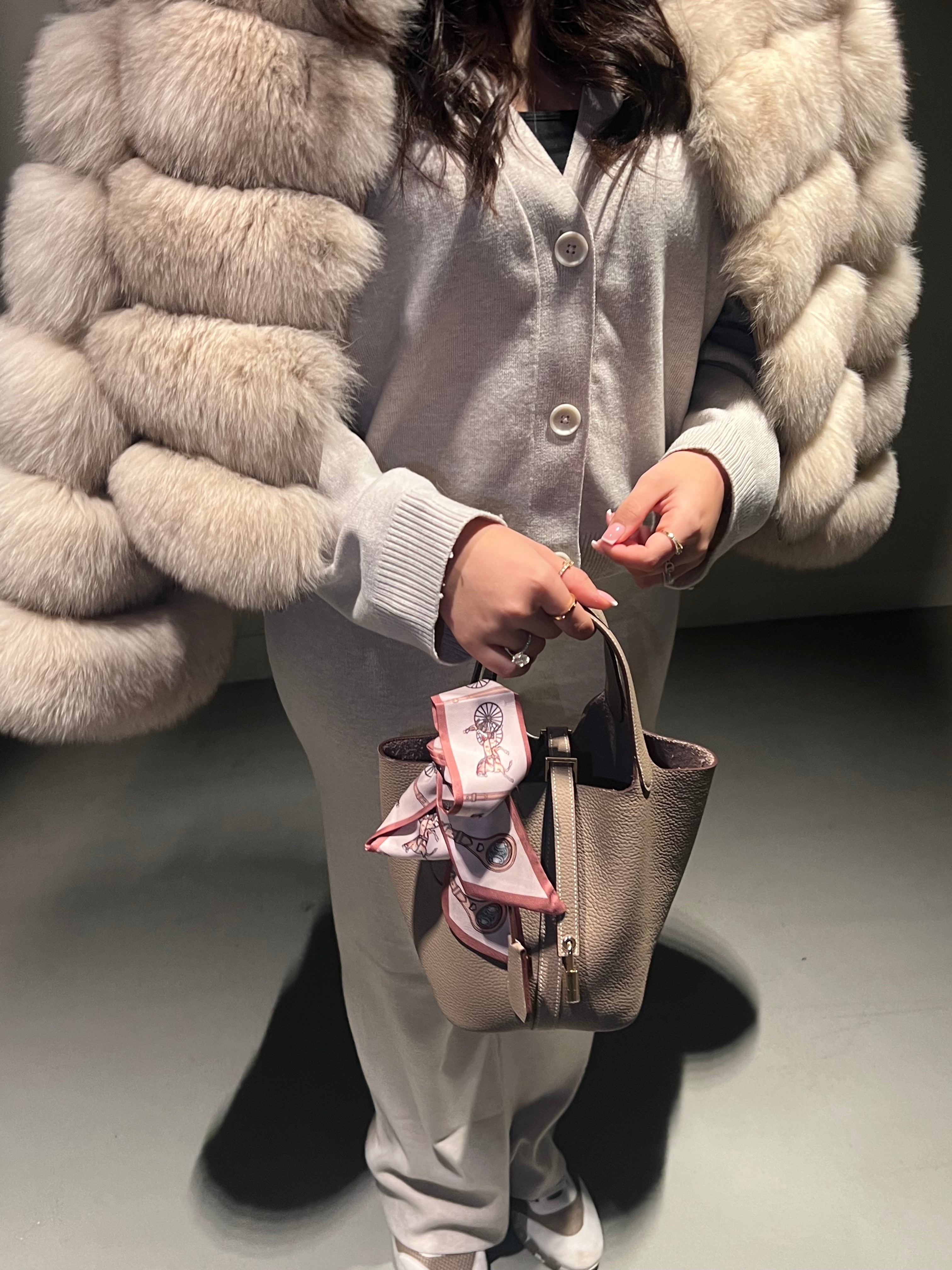 Rose Fur Coat