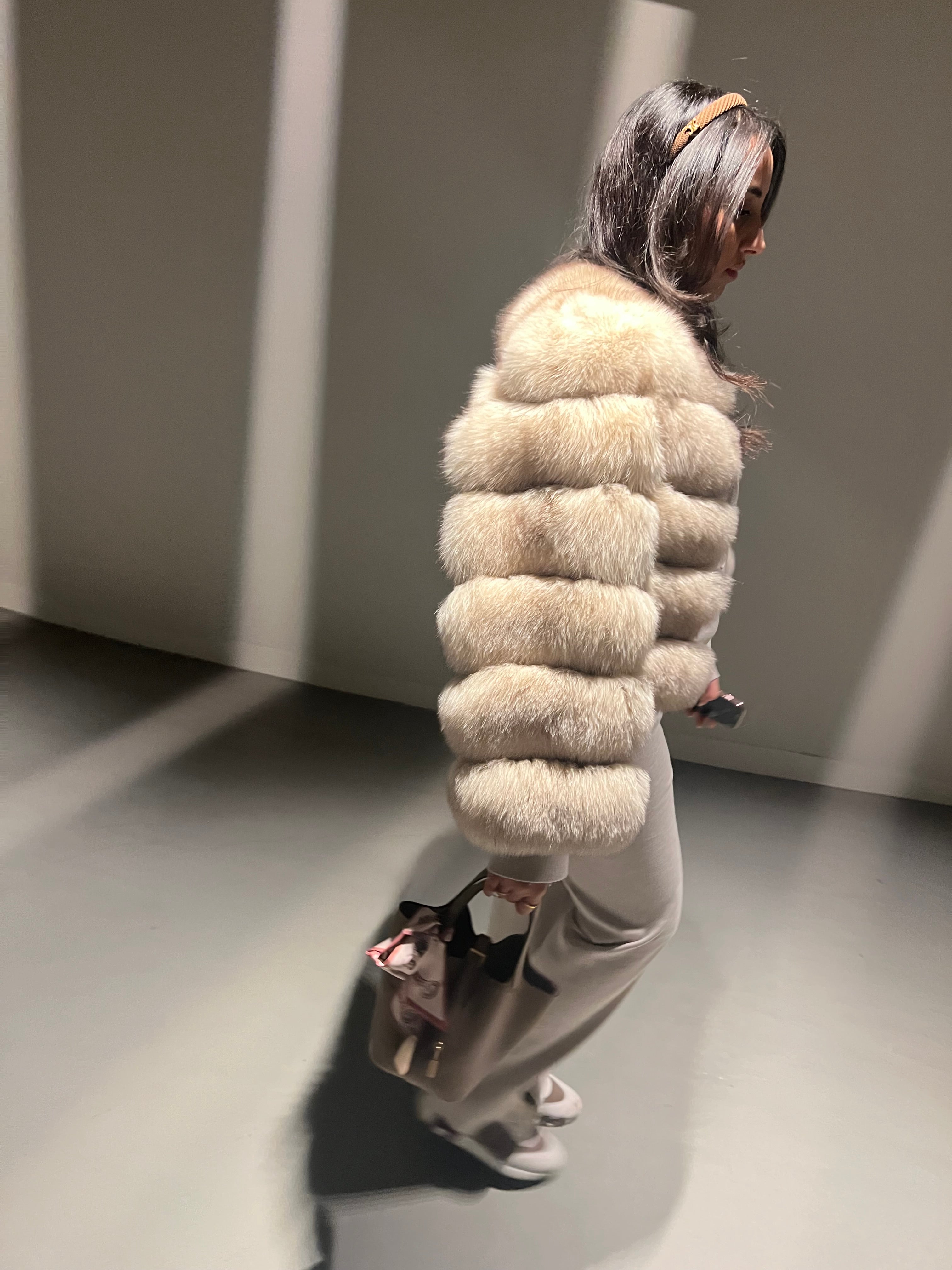 Rose Fur Coat