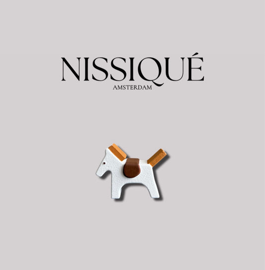 Car Diffuser Horse - White