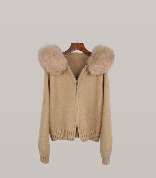 LUNARA - COAT BROWN ( PRE ORDER)