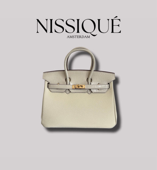 Belle It Light Beige Croco