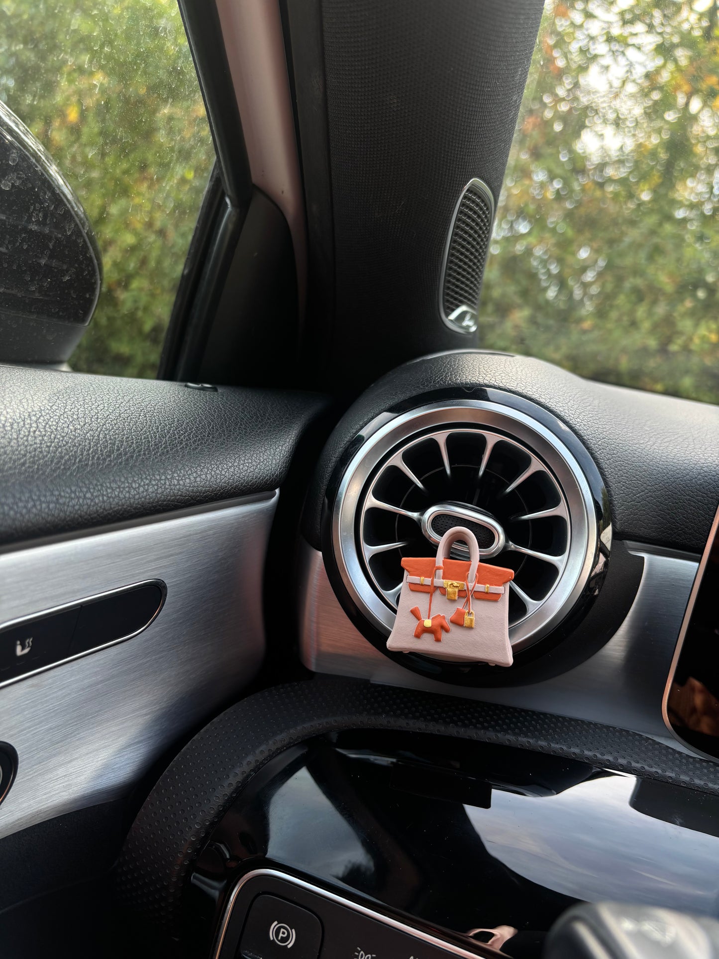 Car Diffuser Bag - Beige Orange
