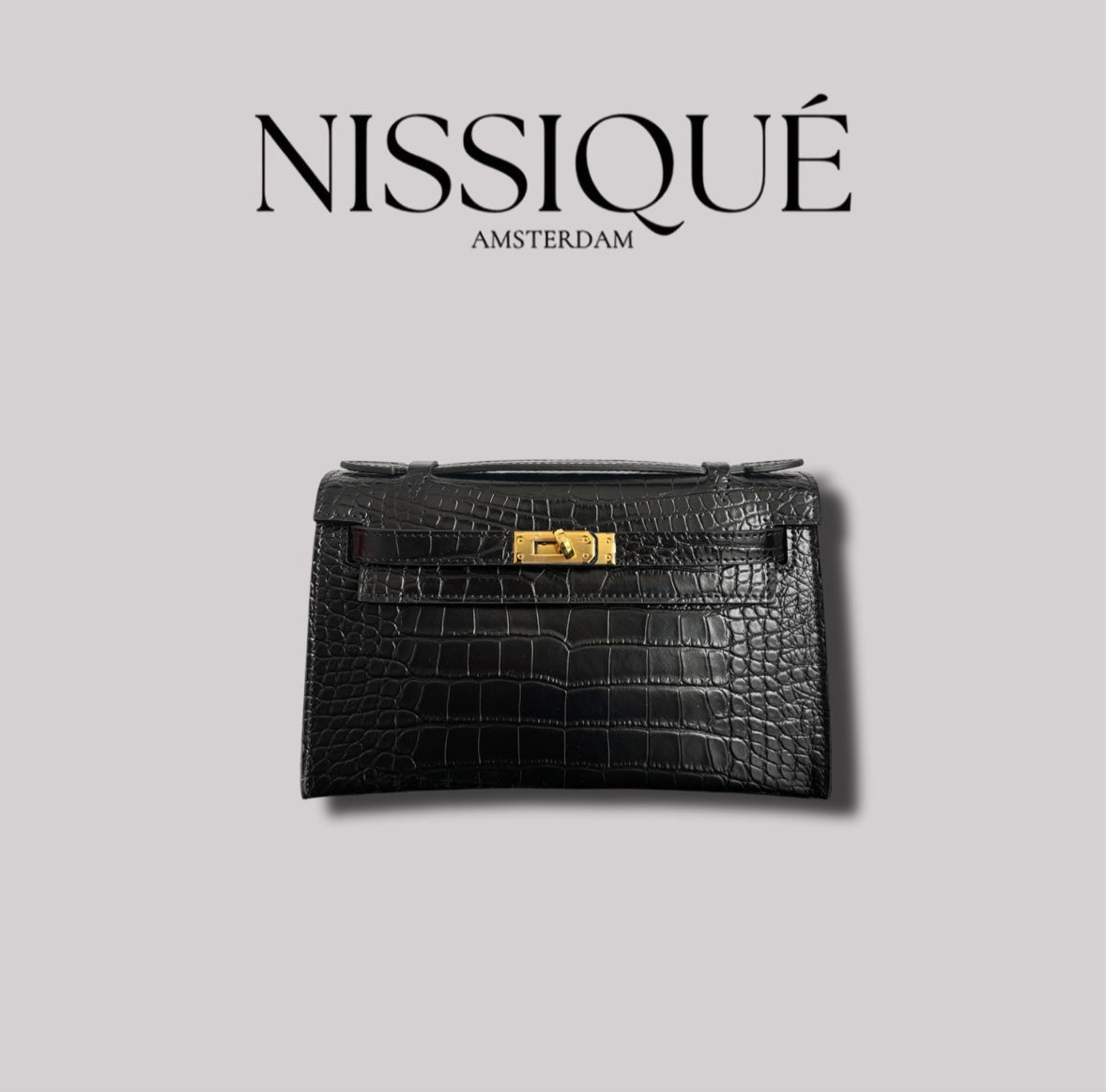 Veloura Croco Black