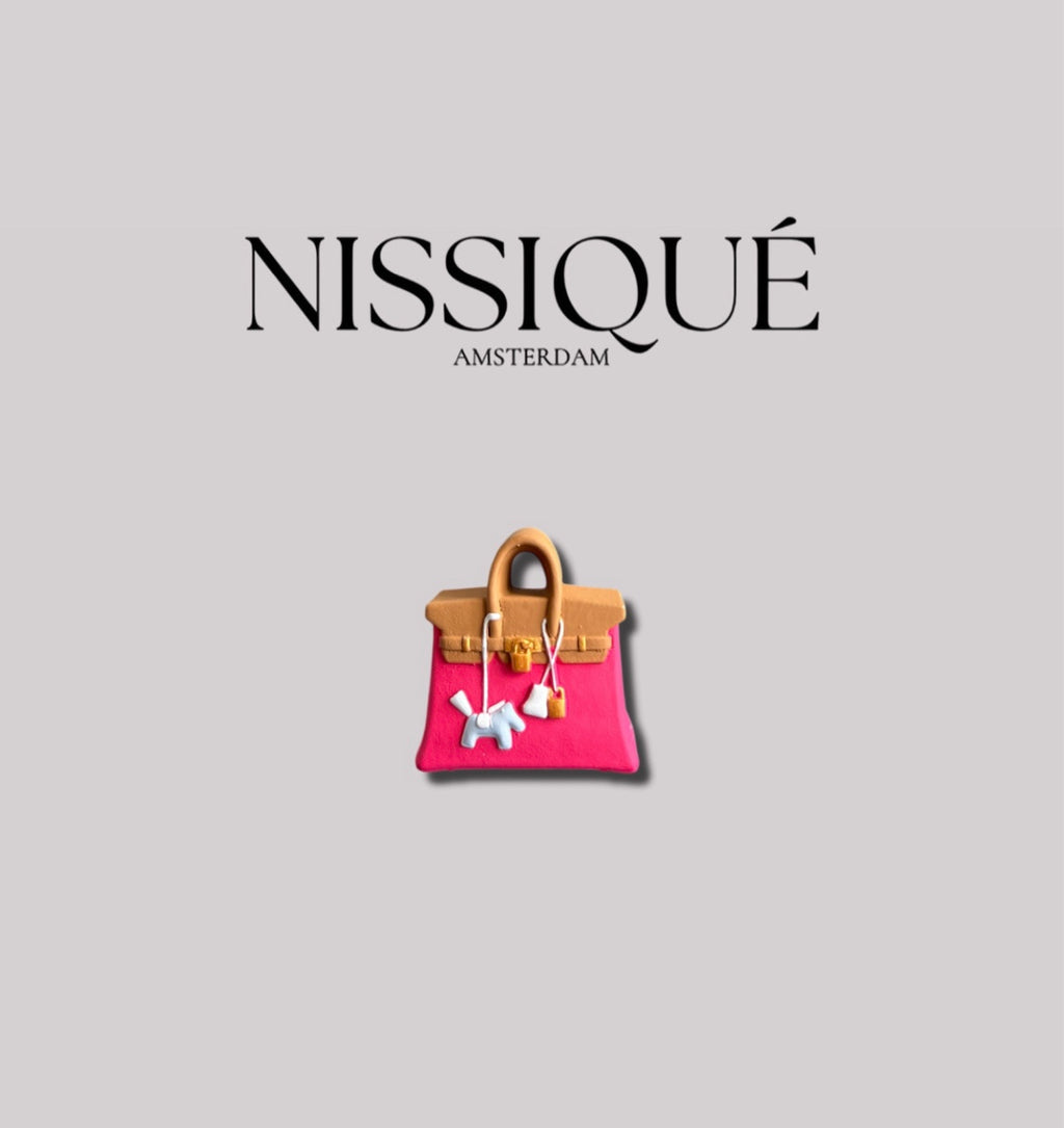 Car Diffuser Bag - Fushia Brown