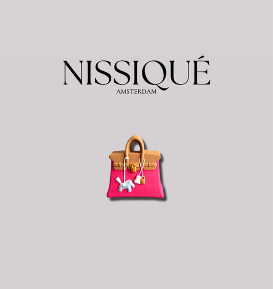 Car Diffuser Bag - Fushia Brown