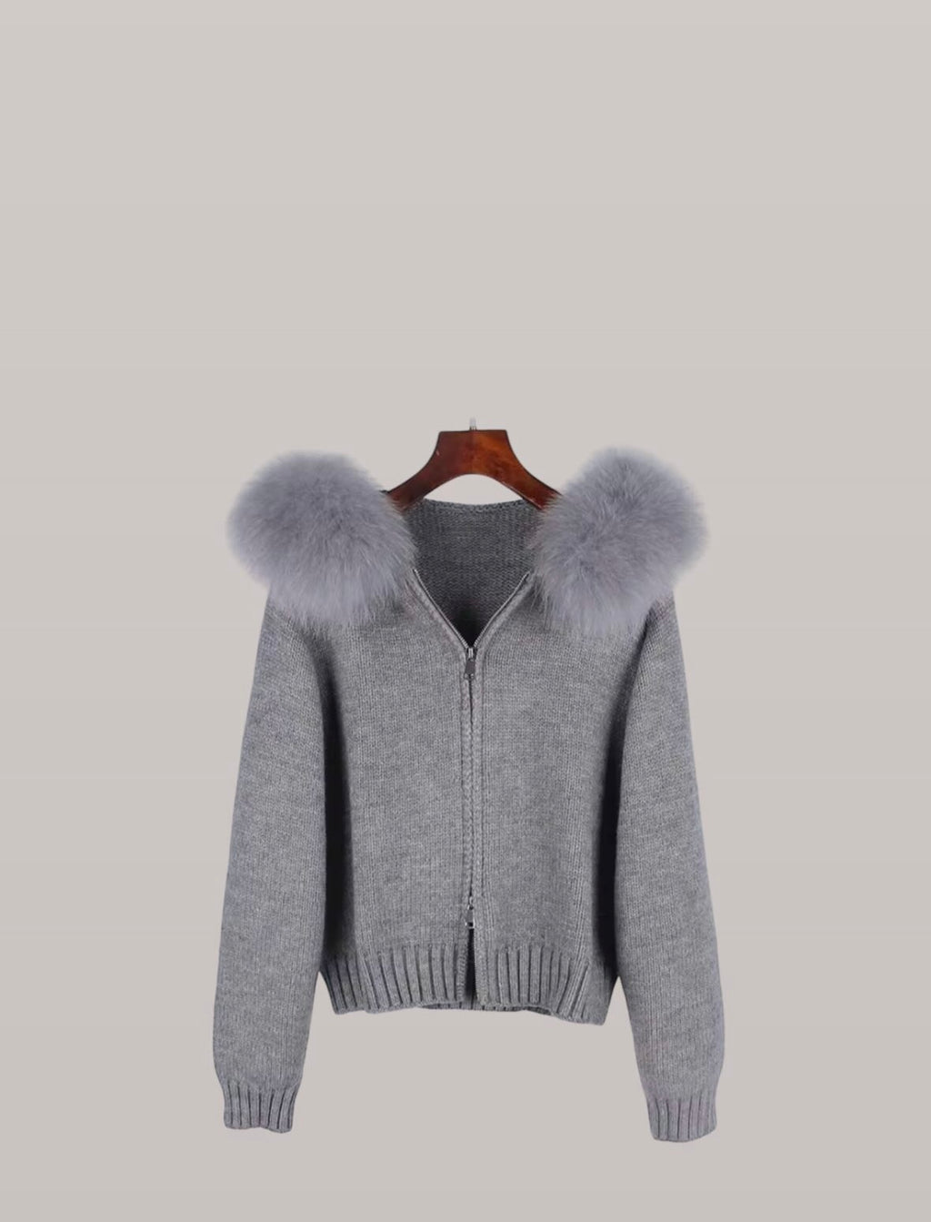 LUNARA - COAT GREY ( PRE ORDER )