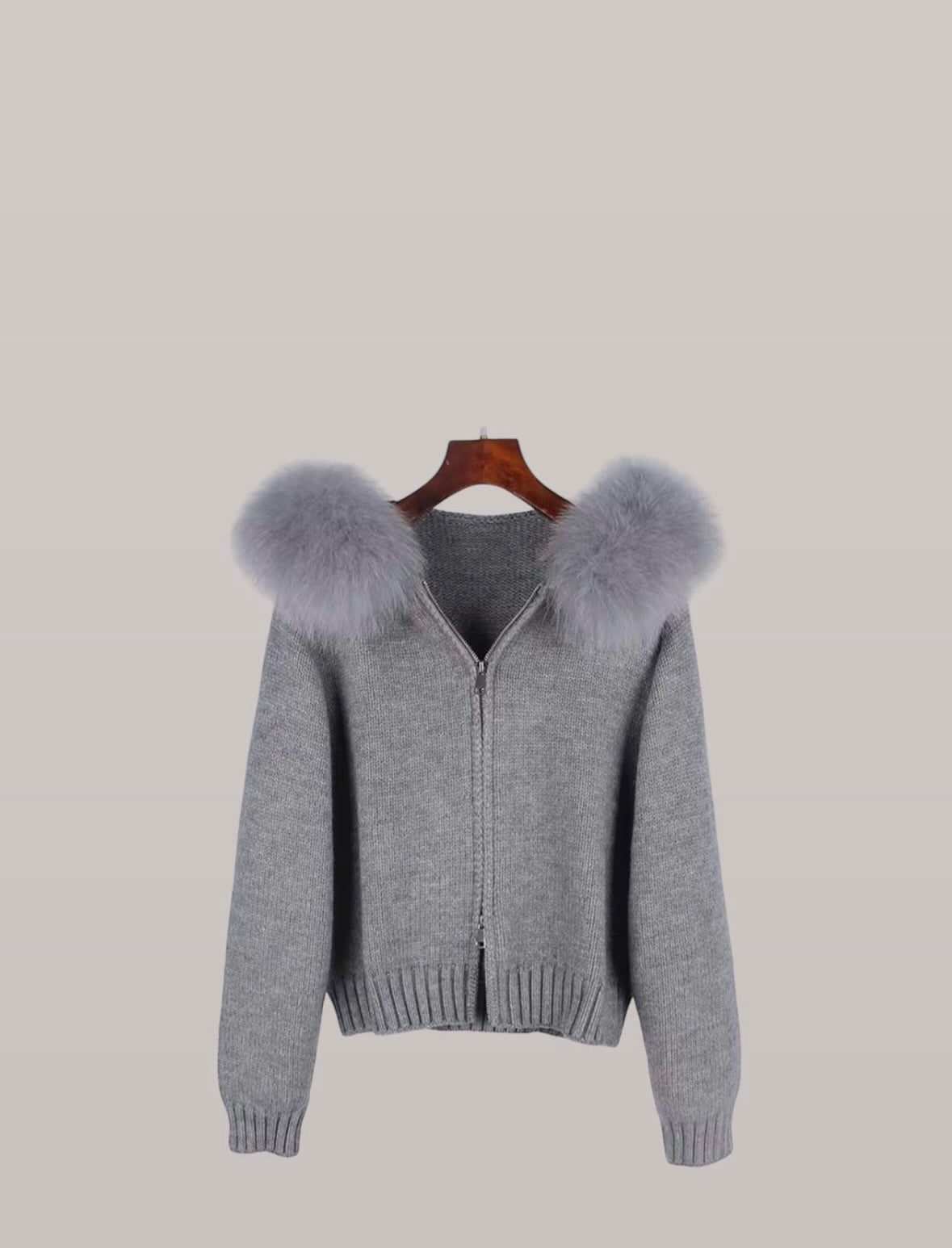 LUNARA - COAT GREY ( PRE ORDER )