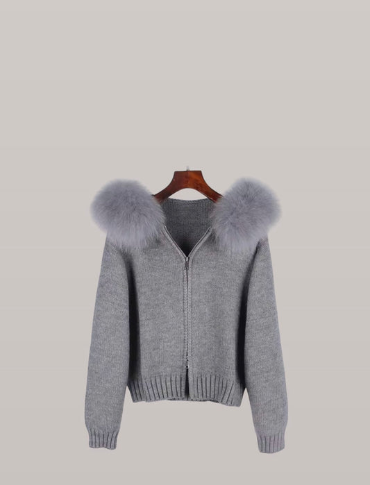 LUNARA - COAT GREY ( PRE ORDER )