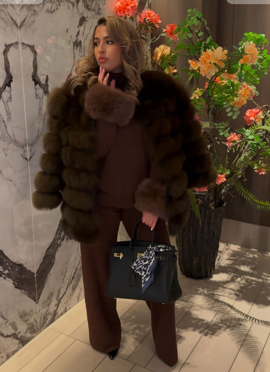 Choclate Fur Coat