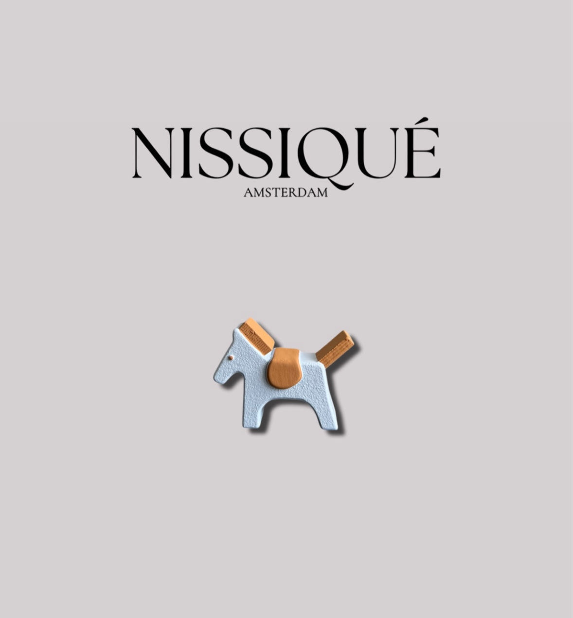 Car Diffuser Horse - Grey
