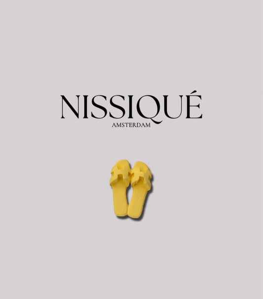 Car Diffuser Sandals - Yellow