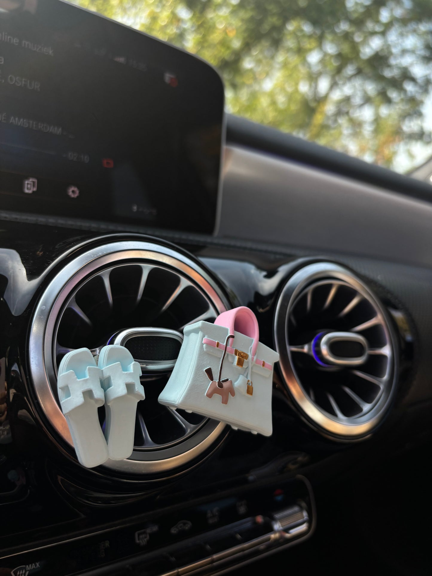 Car Diffuser Bag - Blue Pink